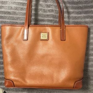 Dooney & Bourke Saffiano Camel Leather Tote